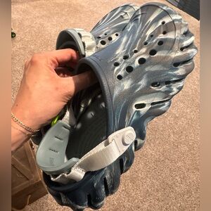 Echo Marbled Blue Slip-On Clogs